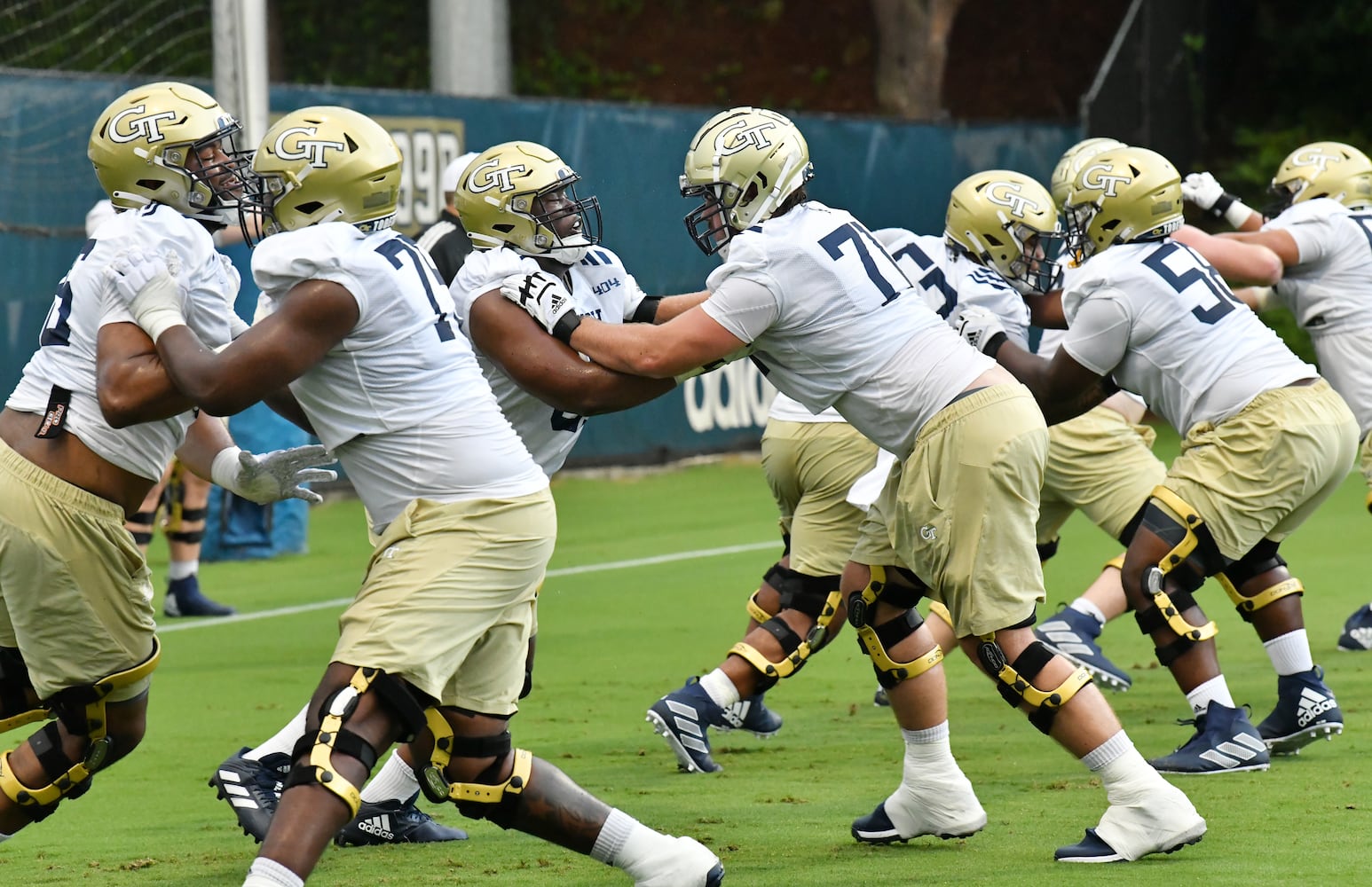 Georgia Tech football practice photo