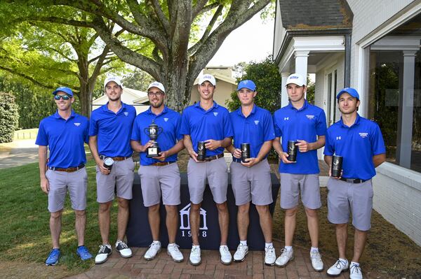 The Georgia State men won the 2021 Wofford Invitational in Spartanburg, S.C.