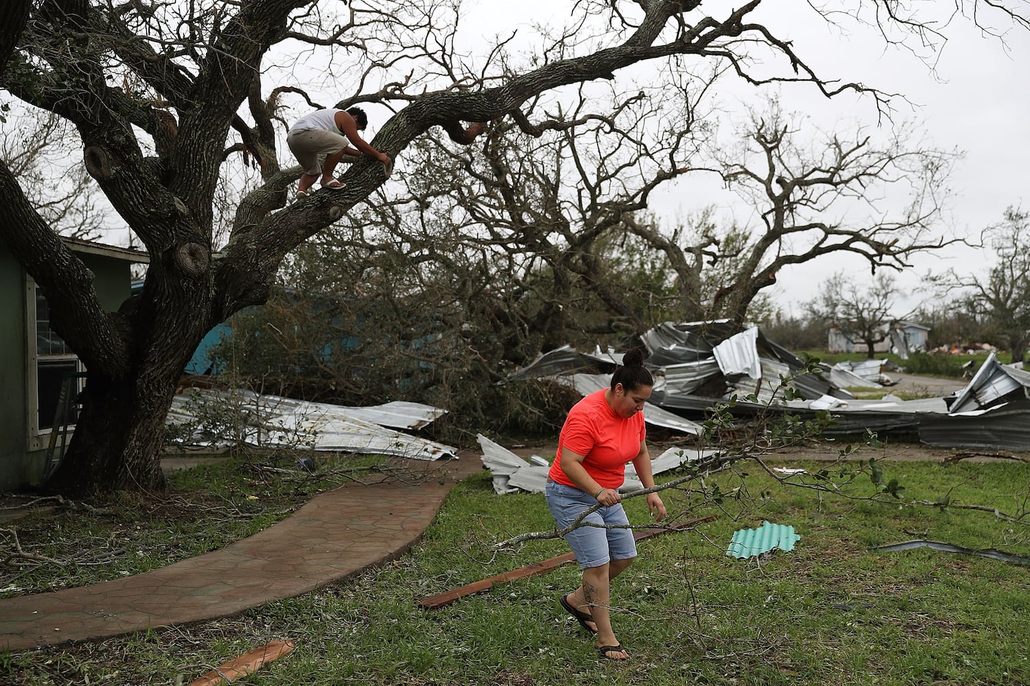 Devastation, flooding in Texas after Hurricane Harvey hits