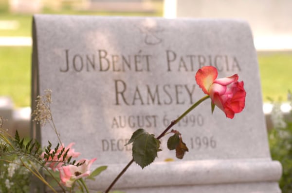 St. James Episcopal Cemetery, at the corner of Winn and Polk streets in Marietta, is the final resting place of JonBenet Ramsey.