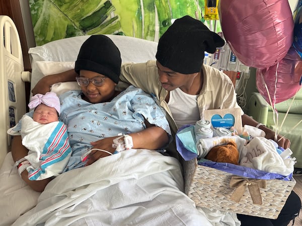 Ja'Lonnie Jorjiana Taplin was the first baby of 2025 born at Wellstar Douglas Medical Center to mom Tyra Crosby and dad Fabian Taplin Jr.