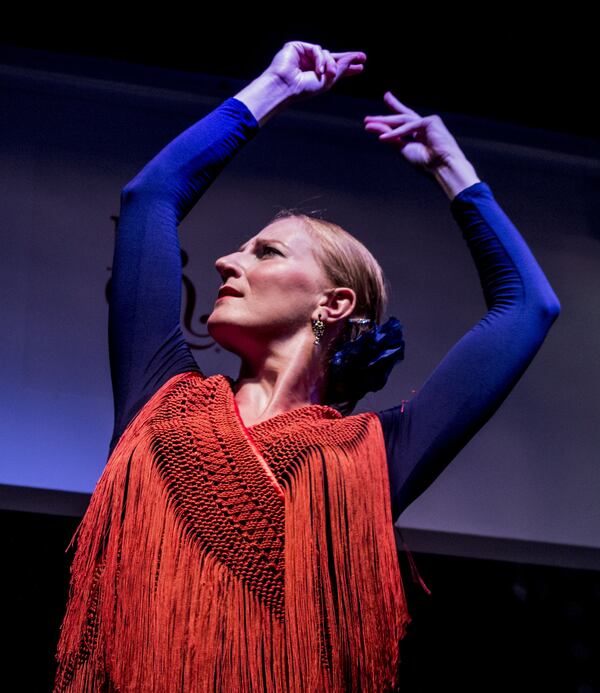 Flamenco dancer Ania Bartelmus has performed in Poland, Switzerland and Spain. (Photo by Stefania Berra)