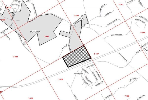 A proposal from Satilla Capital Partners would bring 190 senior-targeted townhomes to the Buford area.