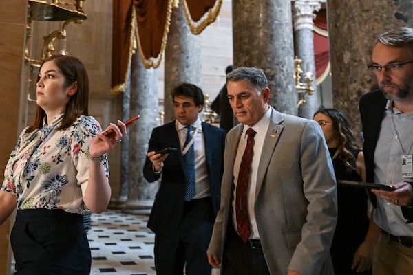 Citizens for Responsibility and Ethics in Washington said this week that U.S. Rep. Andrew Clyde, R-Athens, may have violated ethics rules that prohibit members from backing legislation that could benefit them financially. (Kenny Holston/The New York Times)