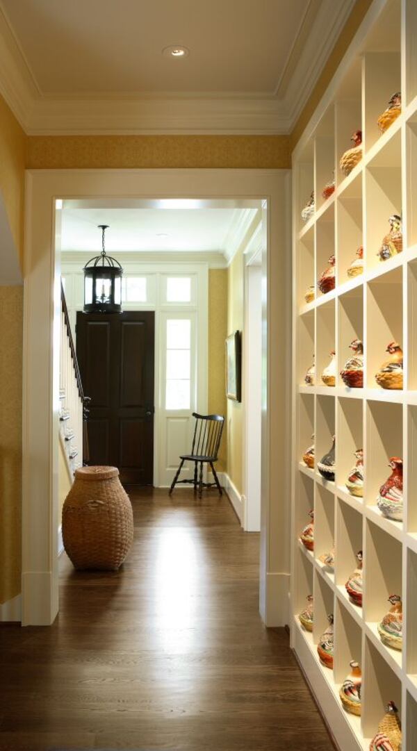 A view of a Rabaut Design Associates' hallway design.