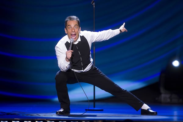  Sebastian Maniscalco at the Beacon Theater in SEBASTIAN MANISCALCO: WHY WOULD YOU DO THAT?. Photo Credit: Todd Rosenberg/SHOWTIME. Photo ID: SEBASTIANMANISCALCO_WHYWOULDYOU_3432660_UN_02