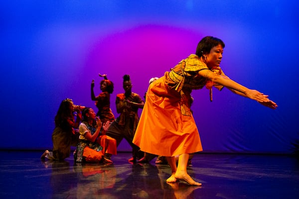 Chi Rung Chan, front, and dancers from the Medina Movement Collective.