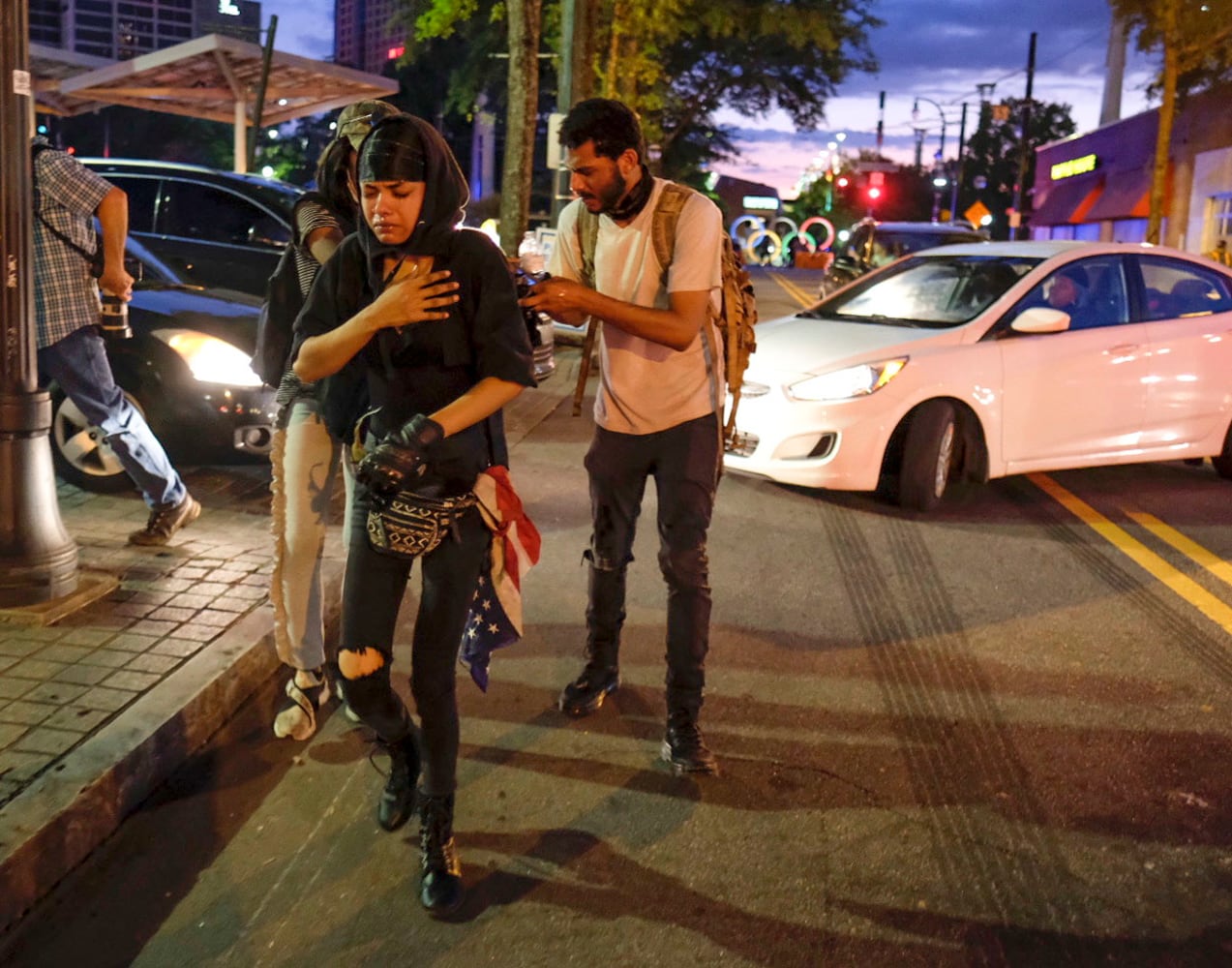 PHOTOS: Third day of protests in downtown Atlanta