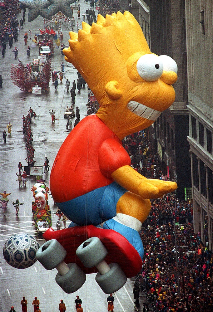 Macy's Thanksgiving Day Parade floats through the years