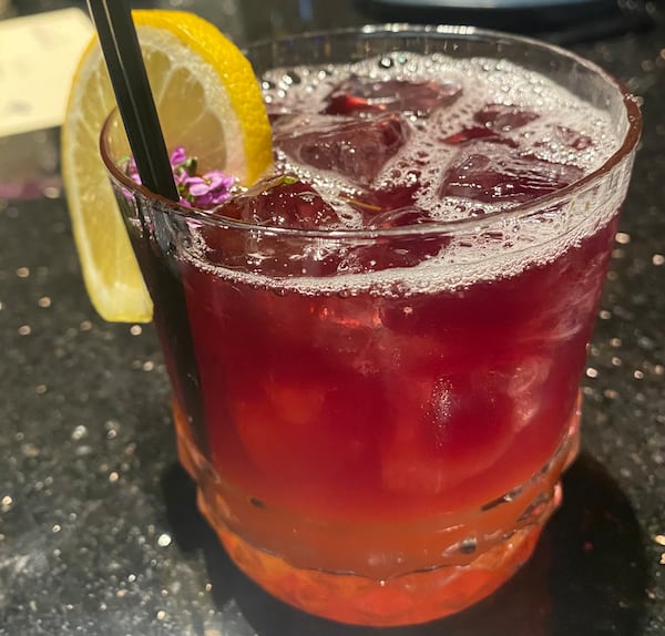 The Apple Picking cocktail at Humble Pie is a complex, yet balanced, combination of mezcal, apple cider, a Negroamaro reduction, cinnamon, honey, mint and lemon. Ligaya Figueras/ligaya.figueras@ajc.com  