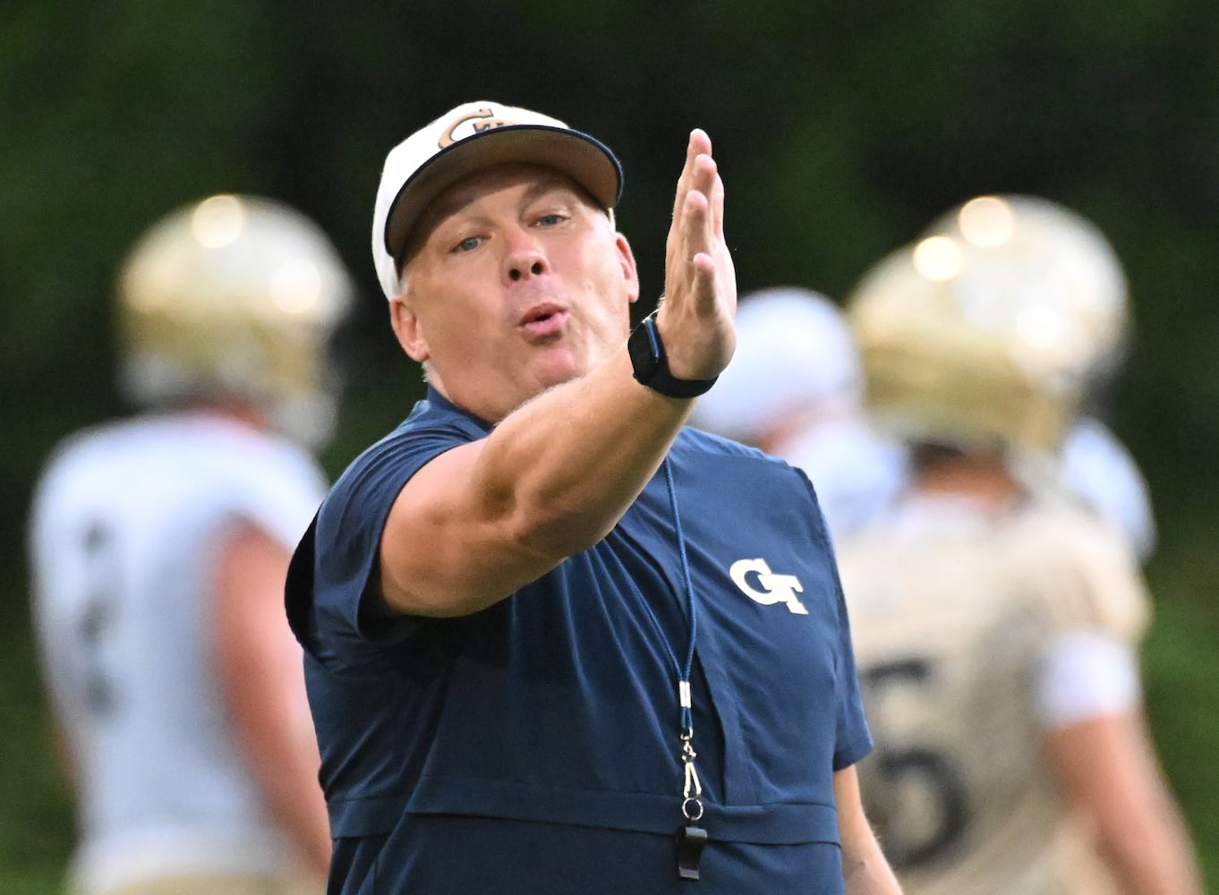 Georgia Tech football practice photo