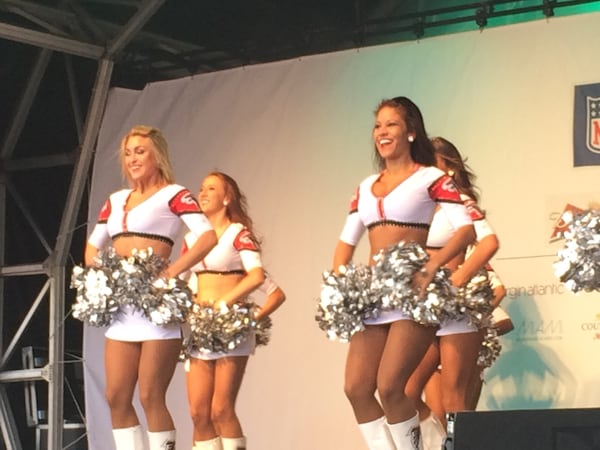 The Cheerleaders in London.