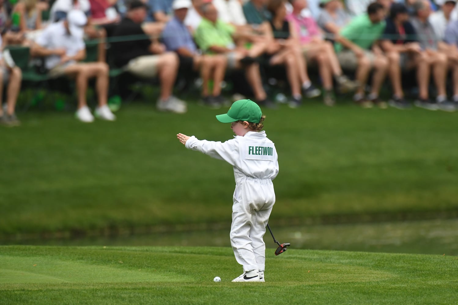 Practice round for the Masters