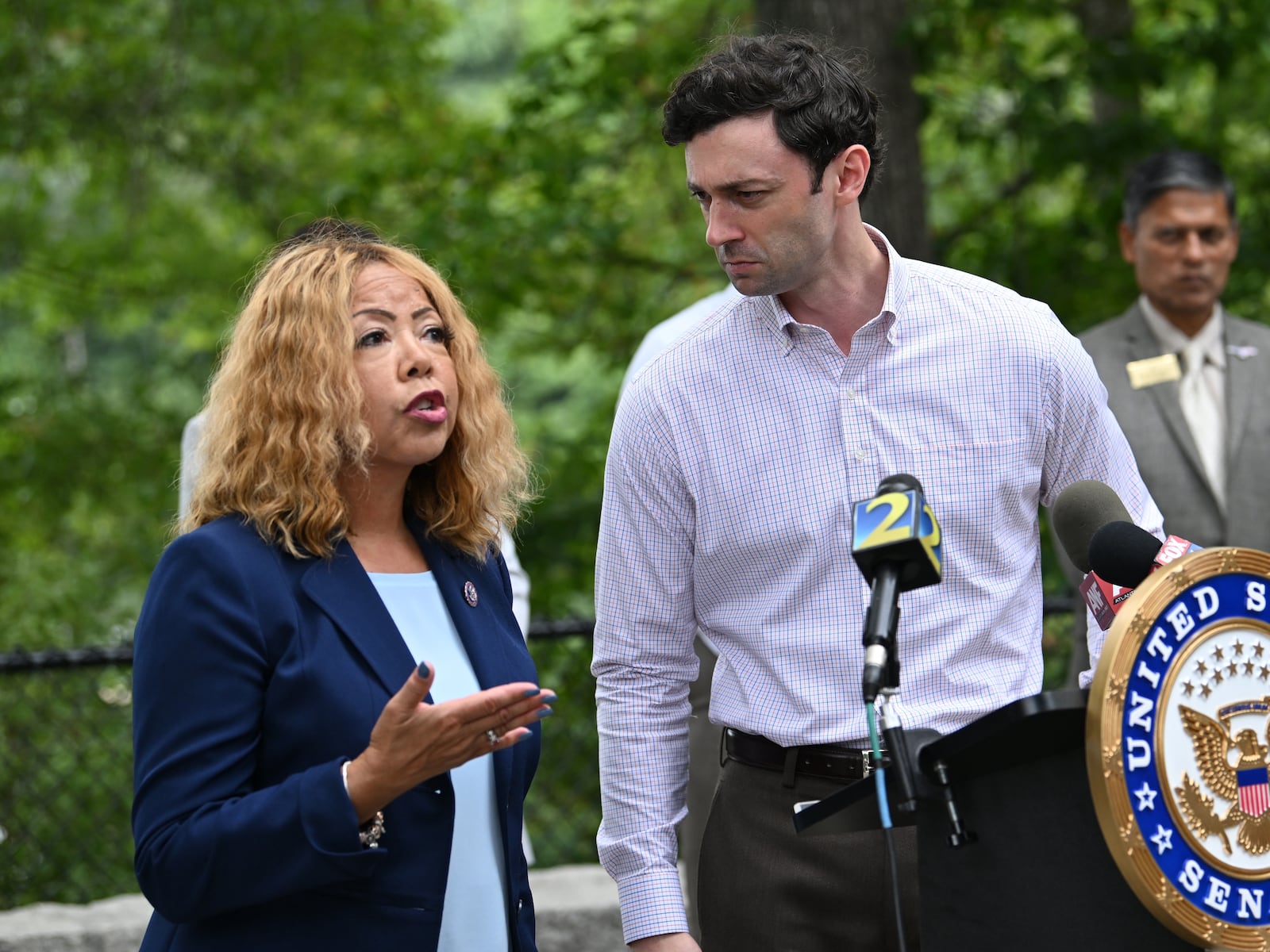 U.S. Rep. Lucy McBath, D-Marietta, and U.S. Sen. Jon Ossoff, D-Ga., want information about the hundreds of thousands of Georgians disenrolled from Medicaid.