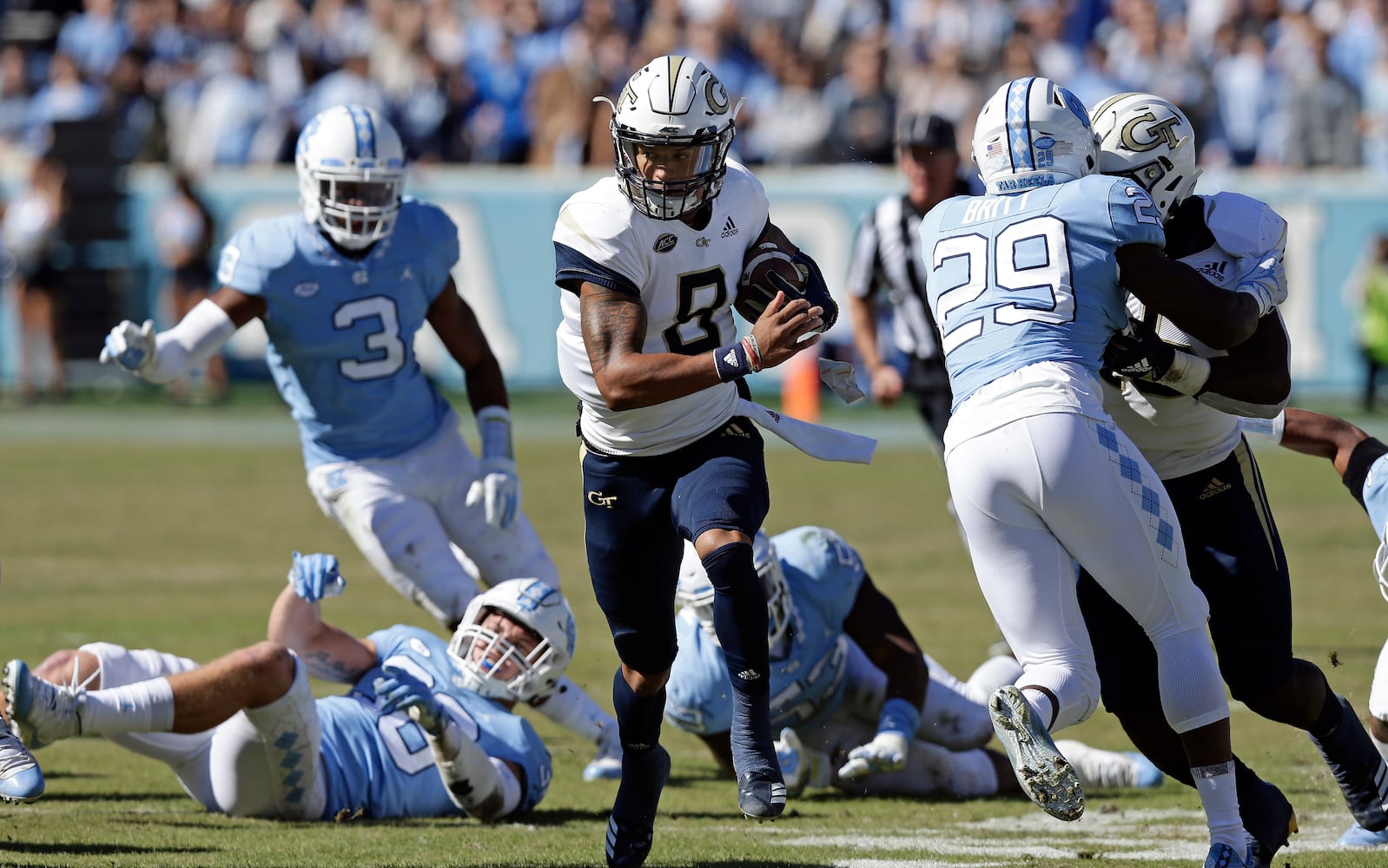 Photos: Jackets earn road win over Tar Heels