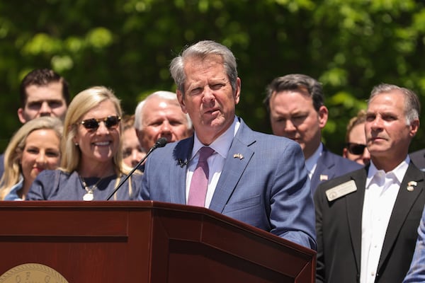 Republicans are pressuring Gov. Brian Kemp, who is term-limited, to run in 2026 for the U.S. Senate against Democratic Sen. Jon Ossoff, hoping it could help the GOP avoid a divisive primary. Other Republicans, however, are making plans to run if Kemp rejects the idea. Natrice Miller/AJC