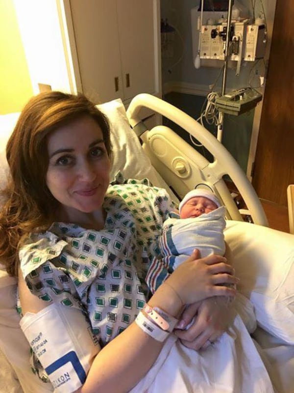 Dr. Amanda Hess gave birth to her second child, daughter Ellen.