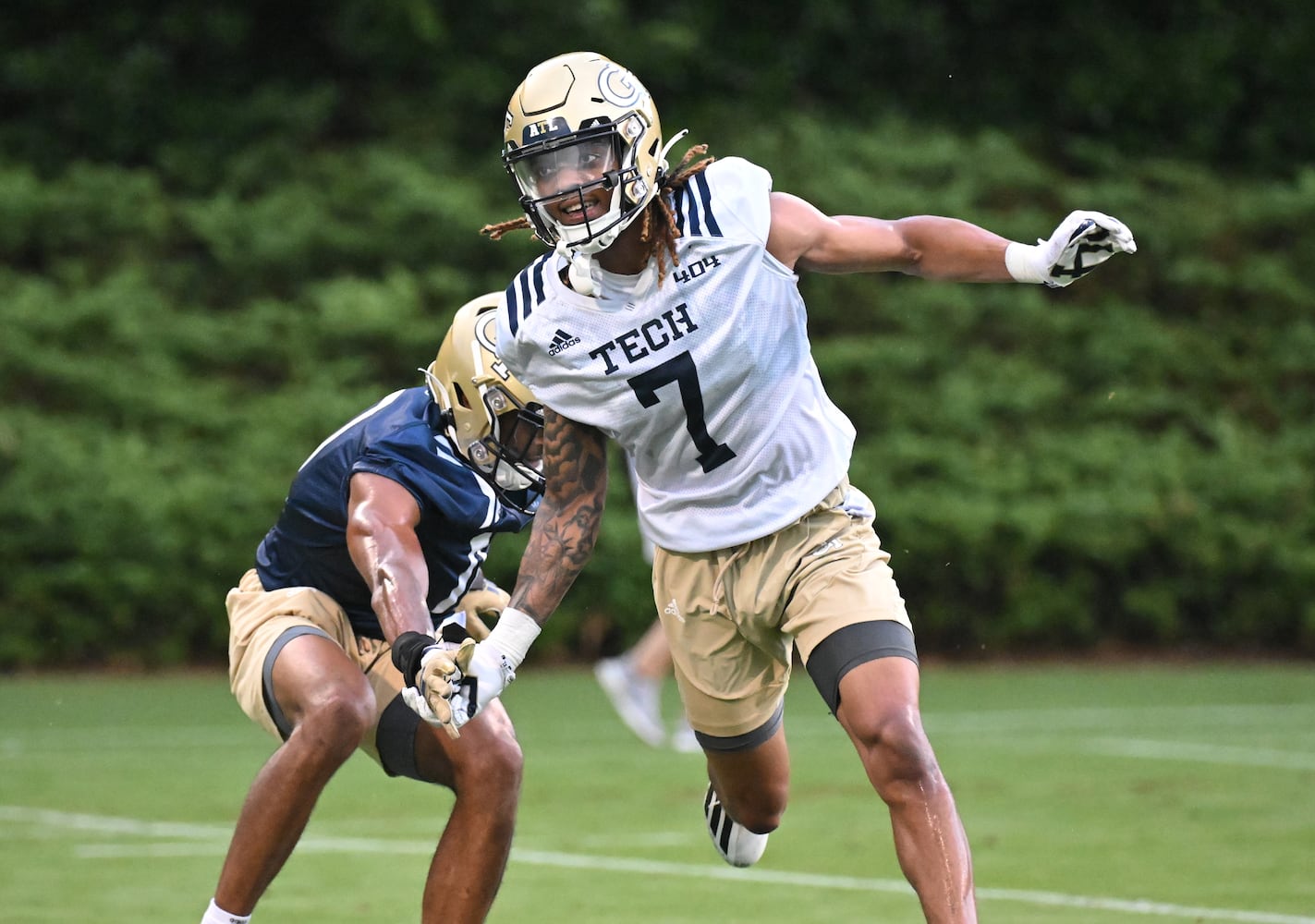 Georgia Tech football practice photo