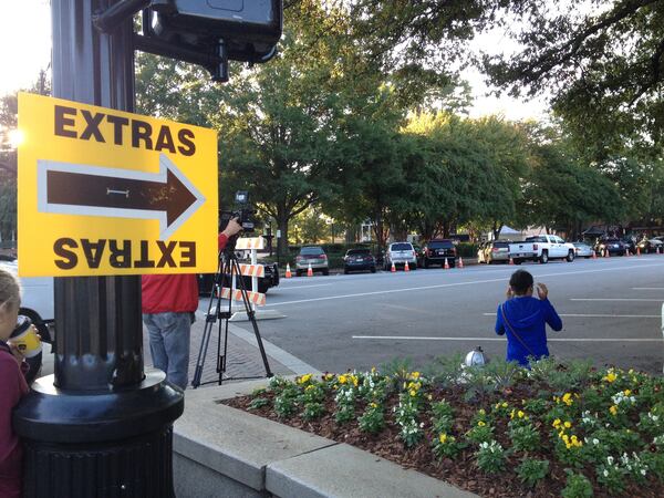 The Marietta Square is a frequent filming spot. Photo: Jennifer Brett