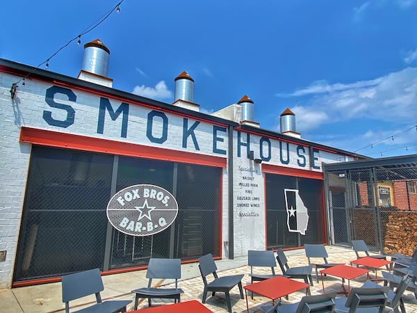 The smokehouse at the Fox Bros. Bar-B-Q at the Works. / Courtesy of Fox Bros. Bar-B-Q