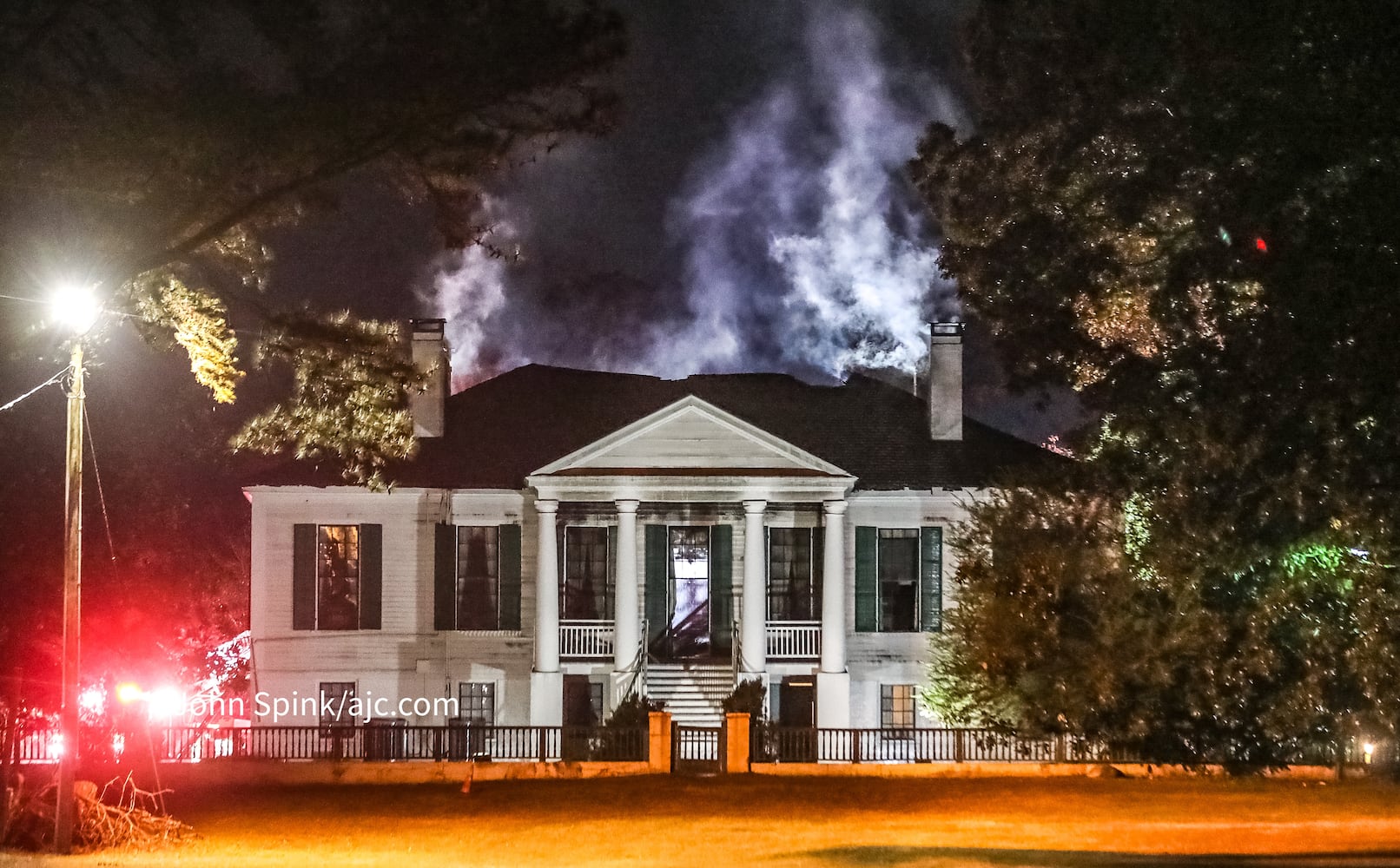 Stone Mountain Park Dickey House fire