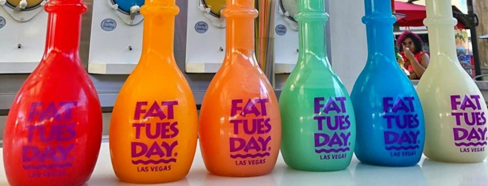 Daiquiris from Fat Tuesday.