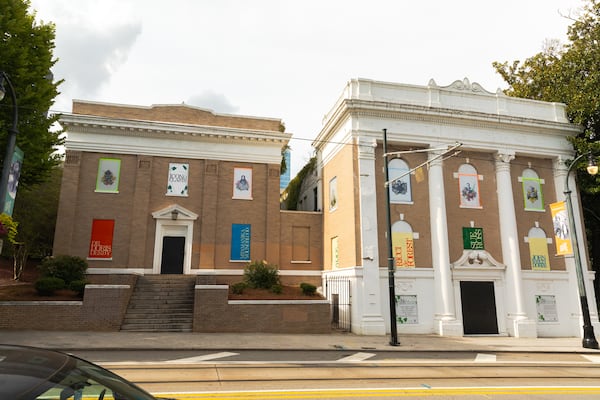 "ICONoclasts" installed at Herndon Plaza. Courtesy of Sam Bentley