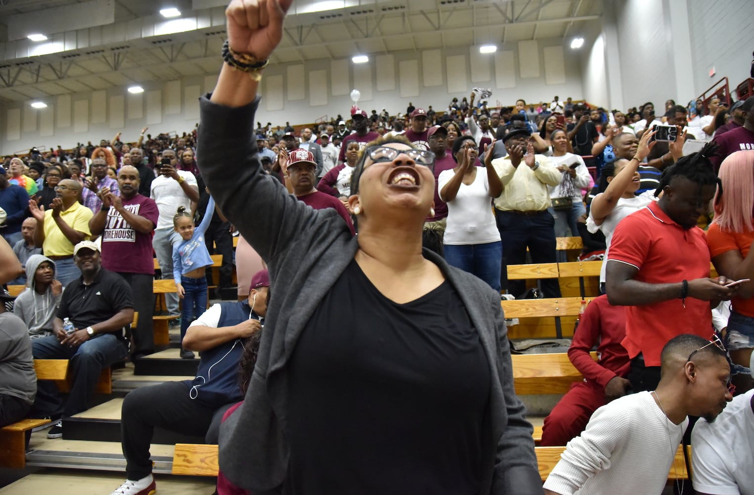 Photos: Atlanta rivals Clark and Morehouse battle in basketball