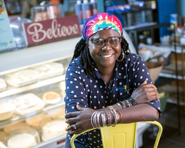 Belinda Baptiste, owner of Unforgettable Bakery and Café in Savannah, creates baked goods with Haitian roots. (Stephen B. Morton for The Atlanta Journal-Constitution)