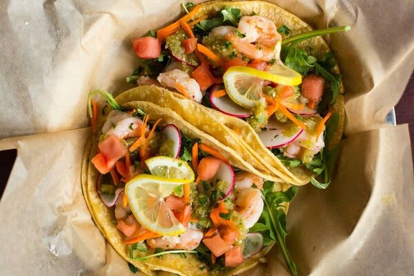 A shrimp taco starter. Photo credit: Tomas Espinoza