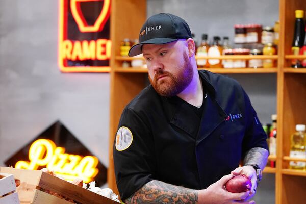 TOP CHEF -- "Pitch Perfect" Episode 1707 -- Pictured: Kevin Gillespie -- (Photo by: Nicole Weingart/Bravo)