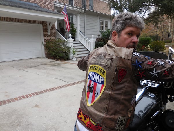  Chris Cox at his mom and stepfather's Mount Pleasant, S.C. home. Photo: Jennifer Brett