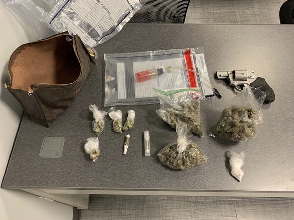 These are the items that police seized from the scene last Thursday.