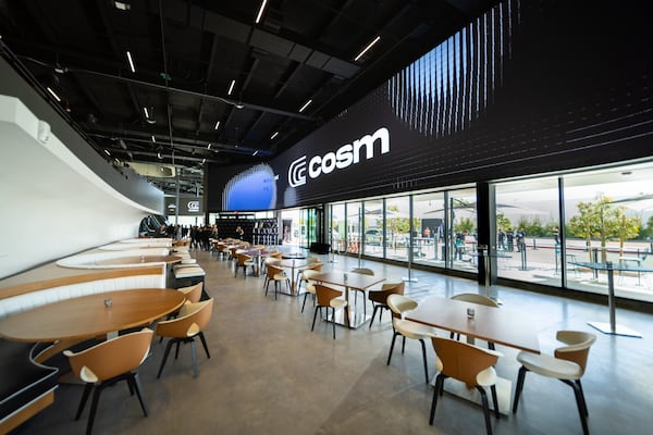 Founded by a planetarium technology company, Cosm is an entertainment concept that operates locations in Los Angeles and Dallas, with its third location set to open in downtown Atlanta. (Courtesy)