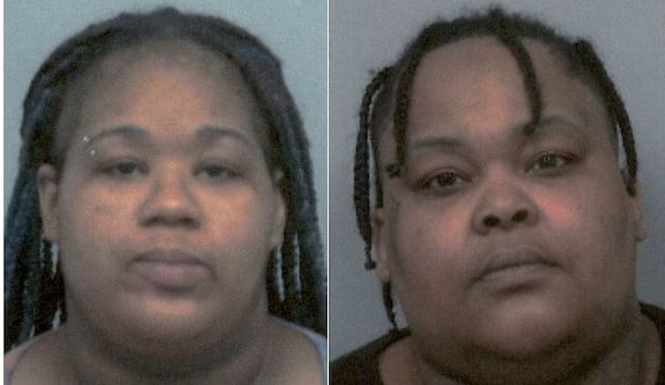 Brittany Hall (left) and Celeste Owens were both arrested in connection to the disappearance of 8-year-old Amari Hall. 