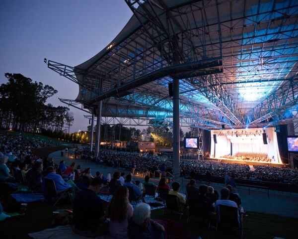 The 12,000 capacity Verizon Amphitheatre in Alpharetta opened in 2008. Photo: Chris Lee