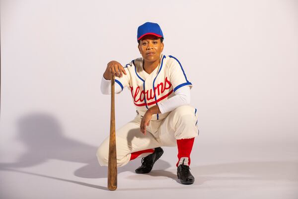 Kedren Spencer stars as Negro League pro baseball player Toni Stone in a new Alliance Theatre production.  
Courtesy of Alliance Theatre.