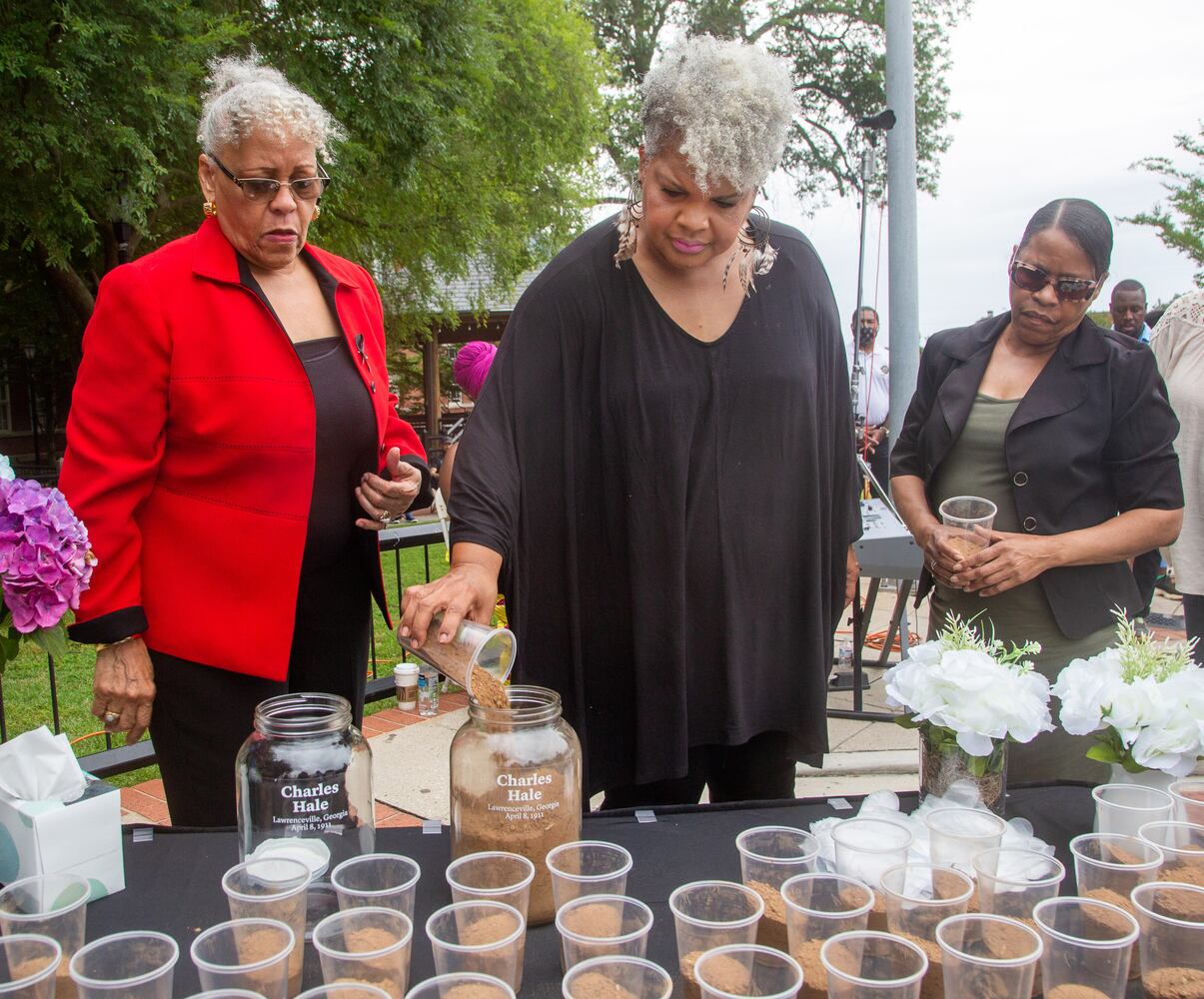 Soil collection ceremony