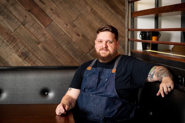 Dan Brown is executive chef of Woodward and Park. Mia Yakel for The Atlanta Journal-Constitution