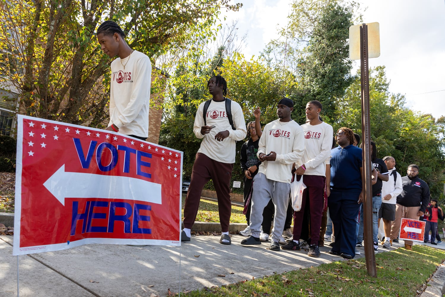 morehouse march to polls
