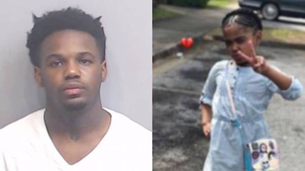 Jerrion McKinney (left) faces a raft of charges in relation to the July 4, 2020, death of 8-year-old Secoriea Turner.