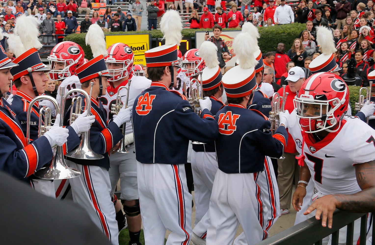 Photos: Bulldogs battle Auburn, seek 10-0 record