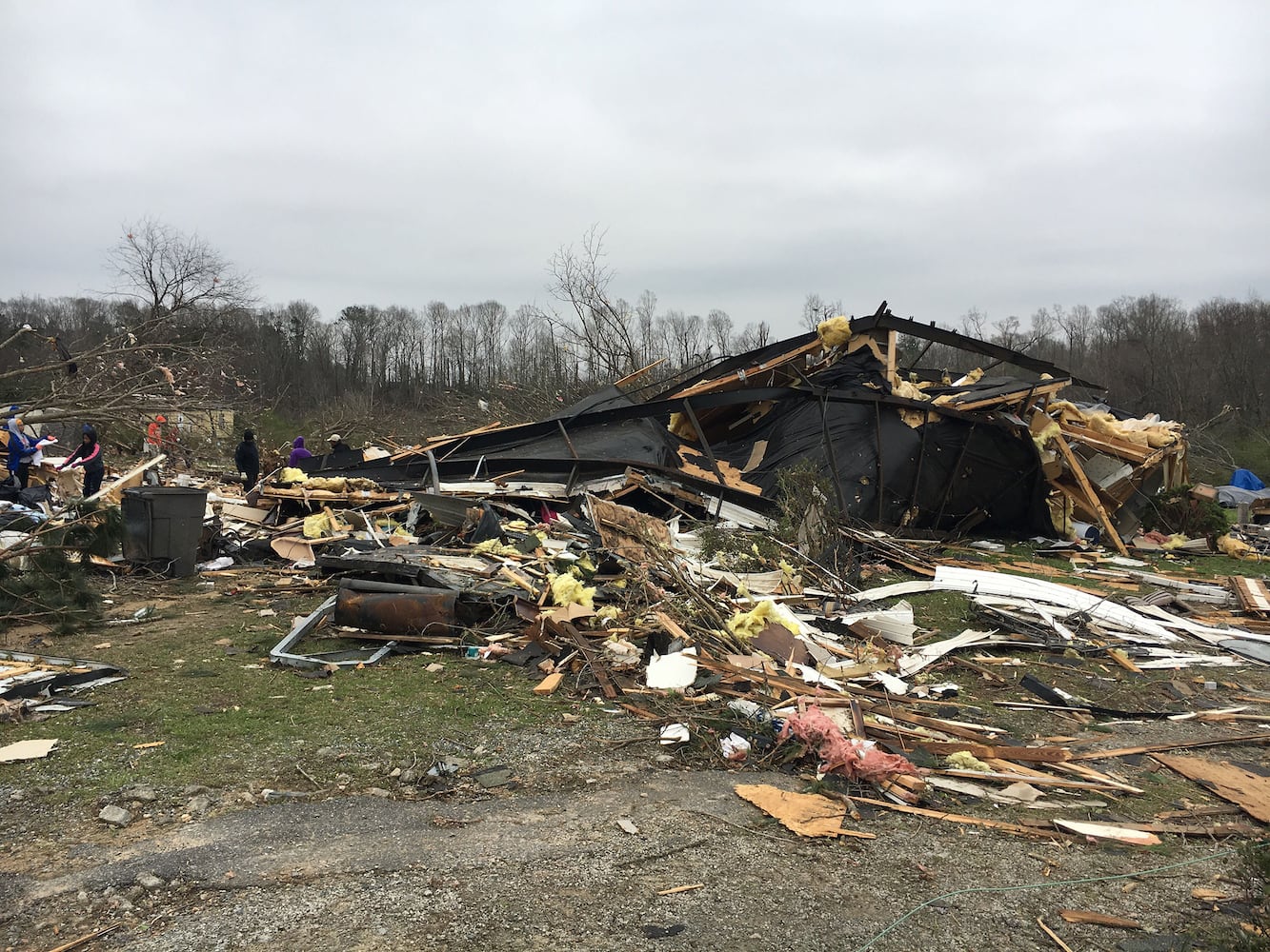 Photos: Tornado and wind damage in Georgia and Alabama