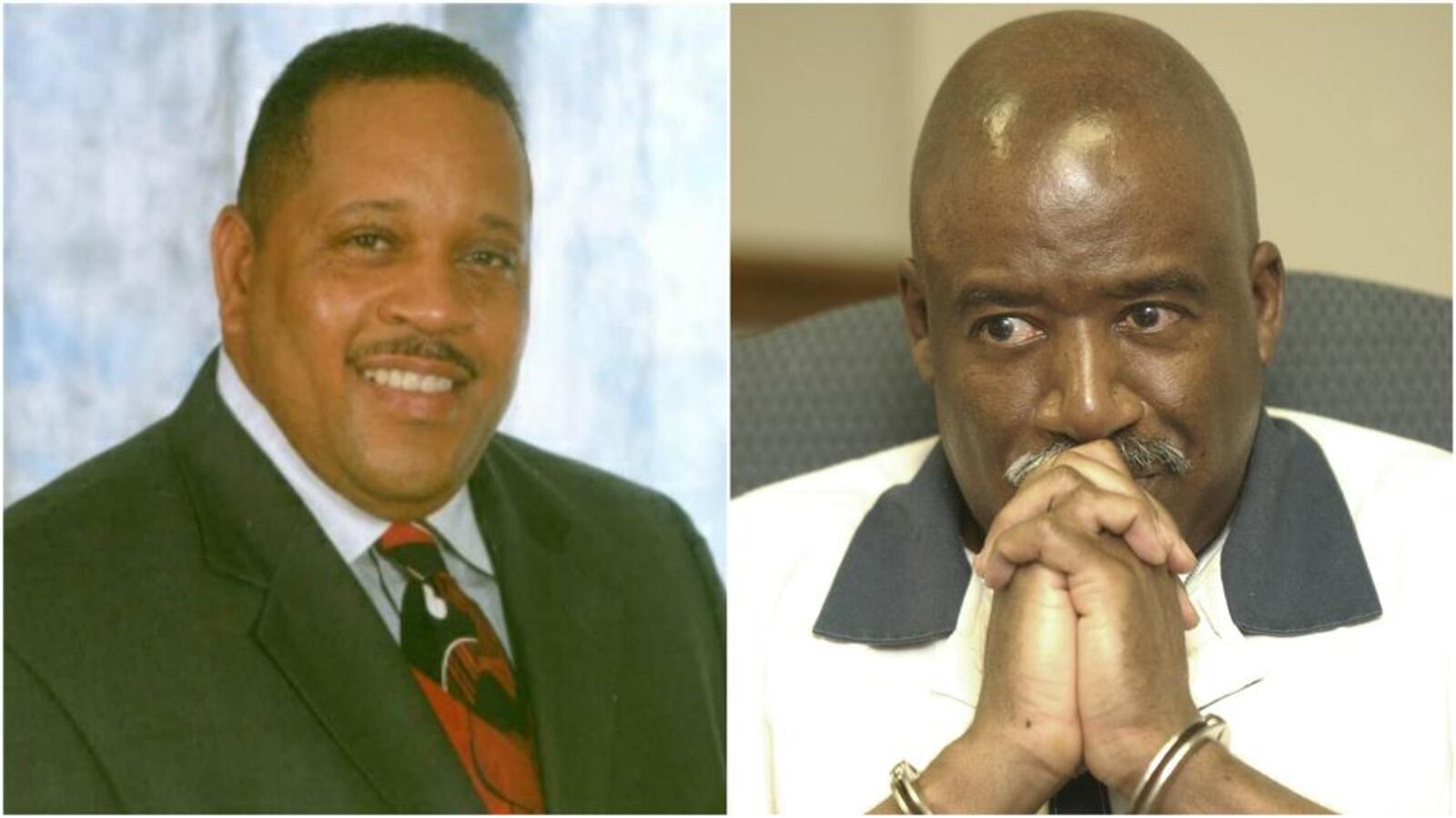  DeKalb County Sheriff-elect Derwin Brown, left, was murdered at the direction of Sidney Dorsey, the outgoing sheriff, in 2000. Photo: AJC file photos