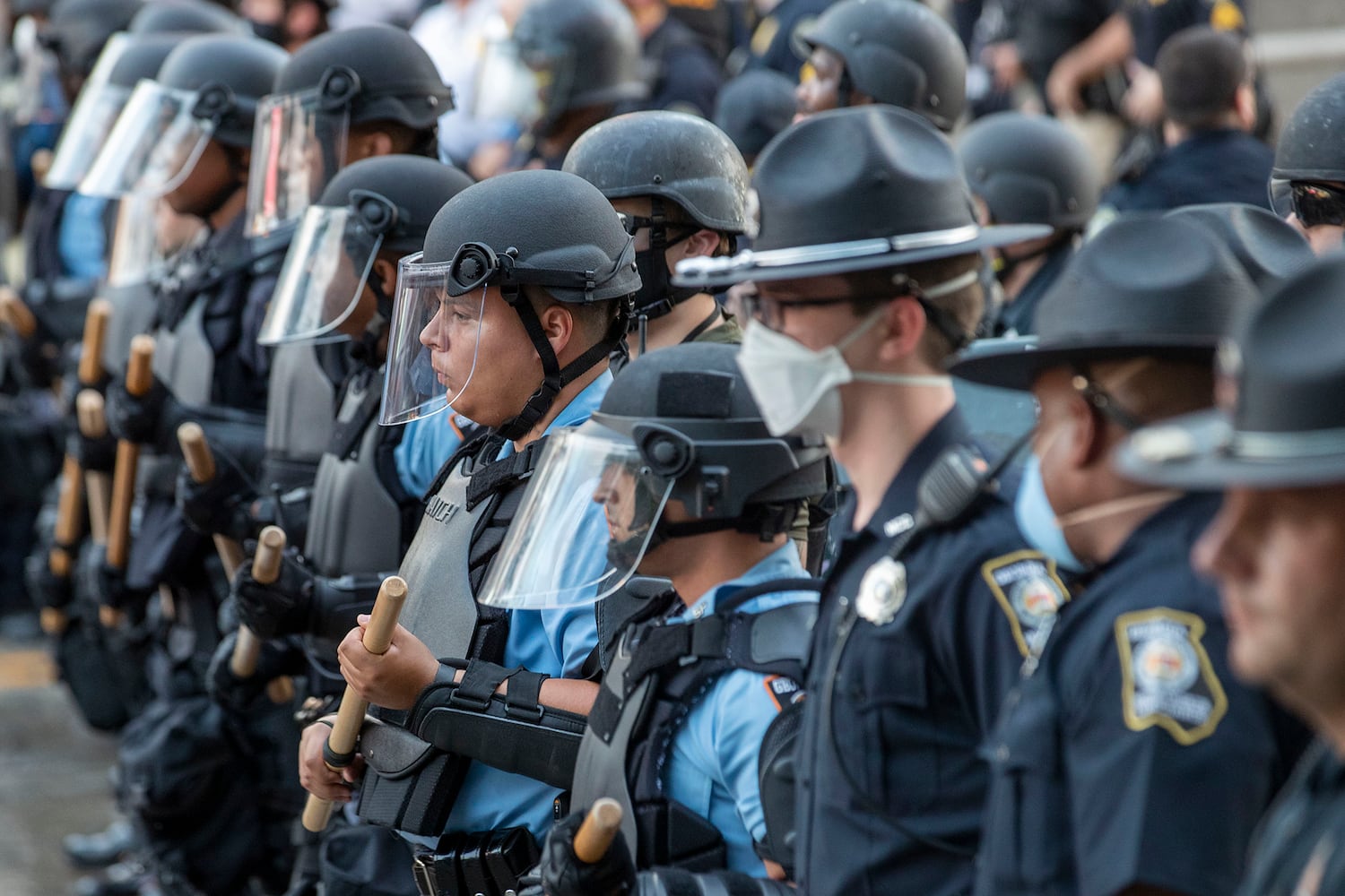 PHOTOS: Atlanta Protests -- the police