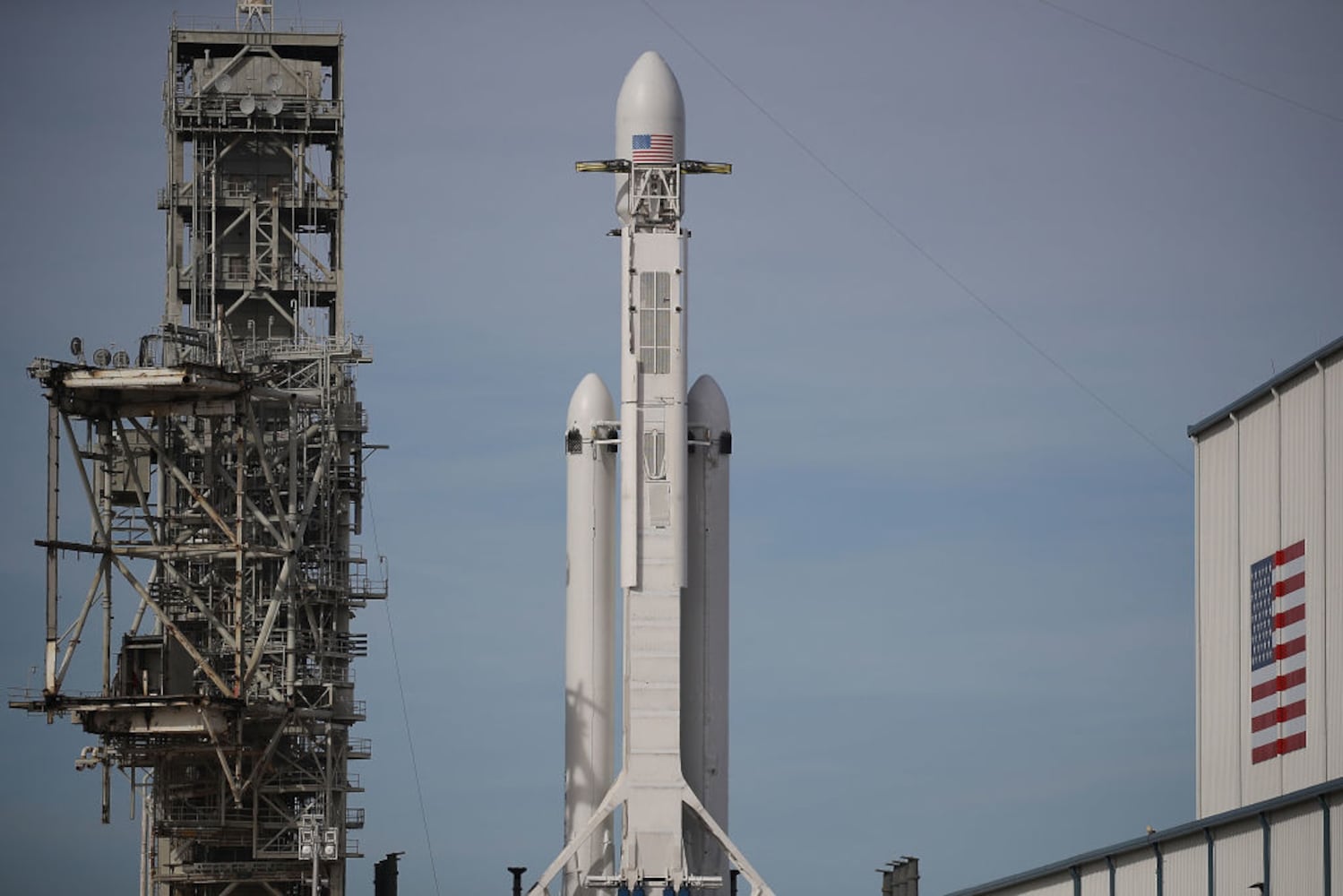 photos falcon heavy launch