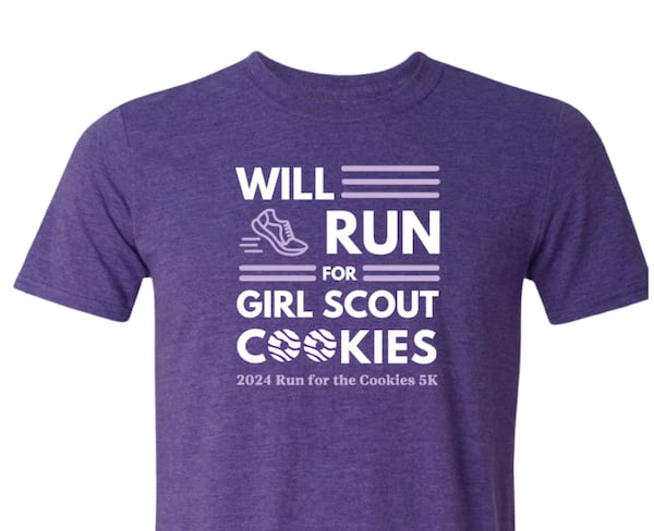 Participants in the Run for the Cookies 5K will receive a commemorative T-shirt.