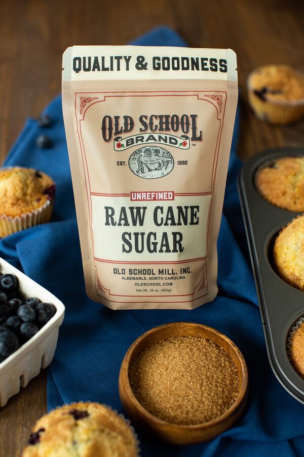 Raw cane sugar from Old School Brand. Courtesy of Grain and Compass