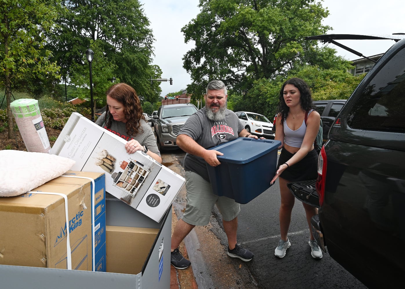 UGA move-in photo