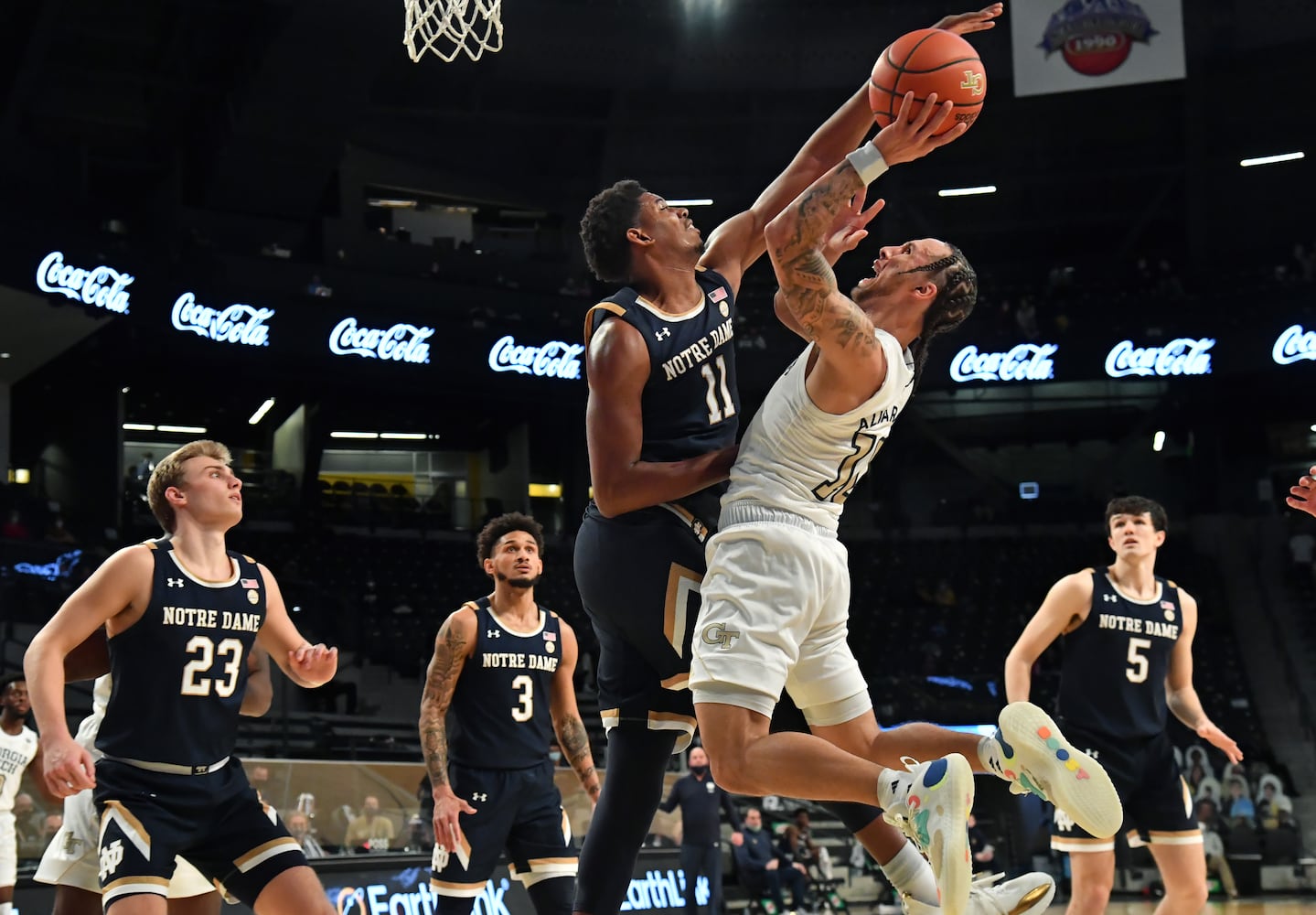 Georgia Tech-Notre Dame basketball game